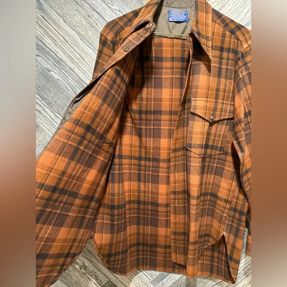 Wool Vintage Pendleton Men’s Flannel • 100% Pure Virgin Wool - Picture 7 of 9